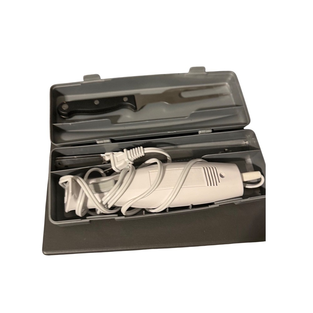 Hamilton Beach Electric Knife Carving Set with Storage‎ Case and Fork